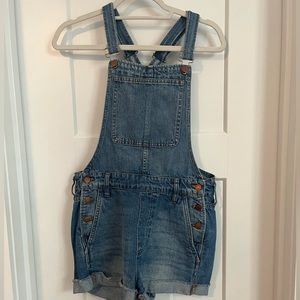 Madewell Overalls Shorts Size Small